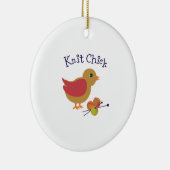 Strick Chick Keramikornament (Rechts)
