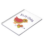Strick Chick Notizblock (Linke Seite)