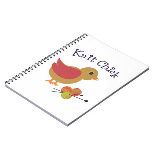 Strick Chick Notizblock (Linke Seite)