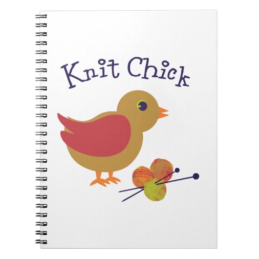 Strick Chick Notizblock (Vorderseite)