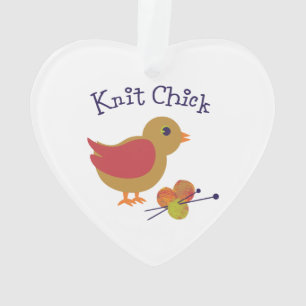 Strick Chick Ornament