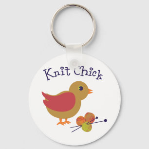 Strick Chick Schlüsselanhänger