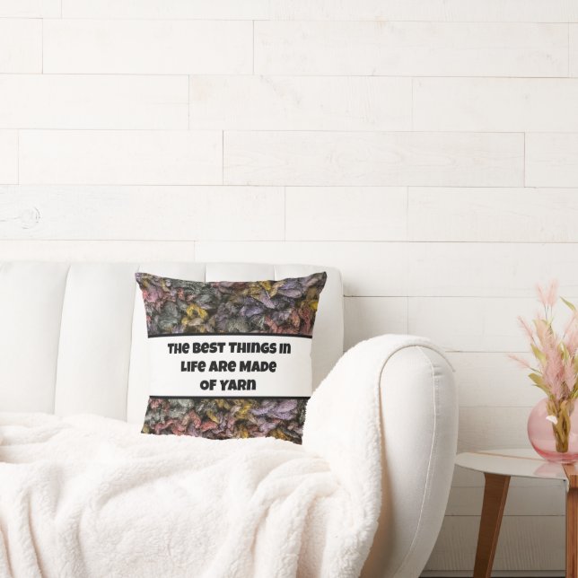 Strick Crochet Crafty Liebe Garn Kissen (Liege)