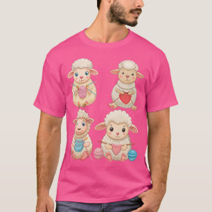 Strick Crochet Knitter Crocheting Sheep Knitting L T-Shirt