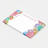 Strick Crochet Yarn - Nachhinweise Post-it Klebezettel (angewinkelt)