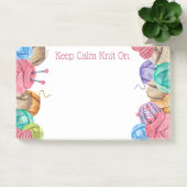 Strick Crochet Yarn - Nachhinweise Post-it Klebezettel (Büro)