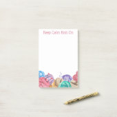 Strick Crochet Yarn - Nachhinweise Post-it Klebezettel (Auf Schreibtisch)