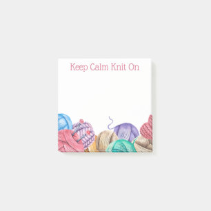 Strick Crochet Yarn - Nachhinweise Post-it Klebezettel