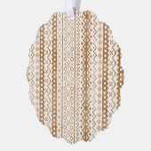 Strick der verblichenen Messe Isle Ornament Karte (Links)