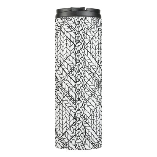 STRICK der WHITE-RAUTE Thermosbecher (Rückseite)