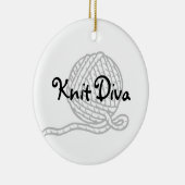 Strick-Diva Keramikornament (Rechts)