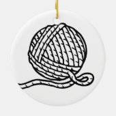 Strick-Diva Keramikornament (Hinten)