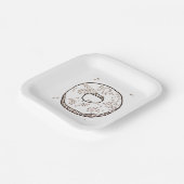 STRICK DONUT 7" Square Paper Teller (Gewinkelt)