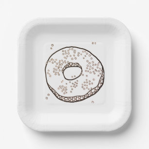 STRICK DONUT 7" Square Paper Teller