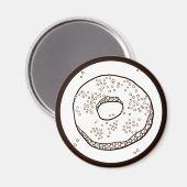 STRICK DONUT Round Magnet (Vorderseite/Rückseite)