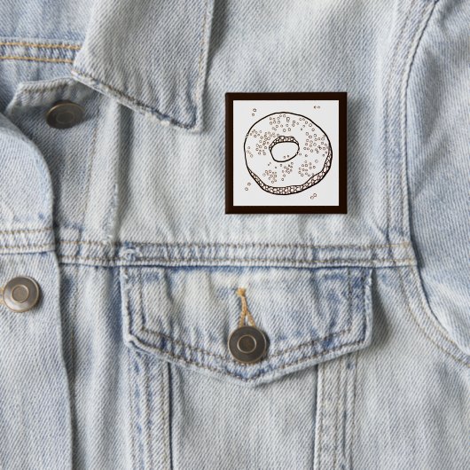 STRICK DONUT Square Button Button (Beispiel)
