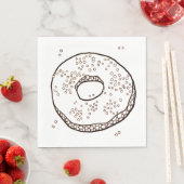 STRICK DONUT Standard Luncheon Paper Napkins Serviette (Beispiel)