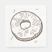 STRICK DONUT Standard Luncheon Paper Napkins Serviette (Vorderseite)