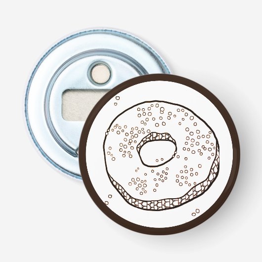 STRICK DONUT Taste Flaschenöffner (Vorderseite)