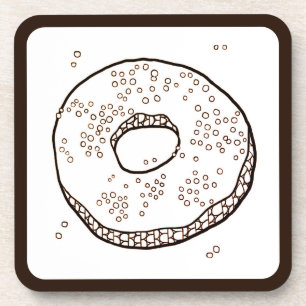 STRICK DONUT-Untersetzer aus Hartkunststoff Getränkeuntersetzer