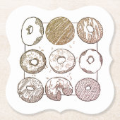 STRICK-DONUTS-Bracket-Untersetzer Untersetzer (Vorderseite)