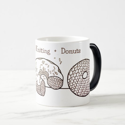 STRICK DONUTS Morphing Tasse (VorderseiteRechts)