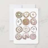 STRICK DOZEN DONUTS 3.5x5 Flachkarte Karte (Vorderseite)