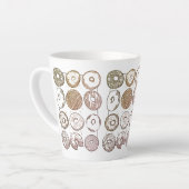STRICK DOZEN DONUTS Latte Tasse (Linke Ecke)