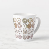 STRICK DOZEN DONUTS Latte Tasse (Rechte Ecke)