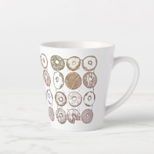 STRICK DOZEN DONUTS Latte Tasse