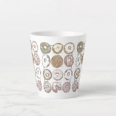 STRICK DOZEN DONUTS Latte Tasse (Vorderseite)