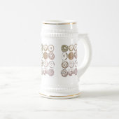 STRICK DOZEN DONUTS Stein Bierglas (VorderseiteRechts)