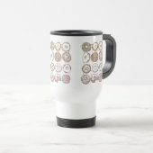 STRICK DOZEN DONUTS Travel Mug Reisebecher (VorderseiteRechts)