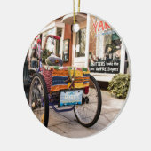 Strick einer, Schraubendraht zwei Keramik Ornament (Links)