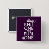 Strick einer und Schraubendraht einer Button (Vorne & Hinten)