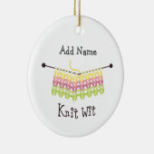 Strick-Esprit! Keramik Ornament (Rechts)