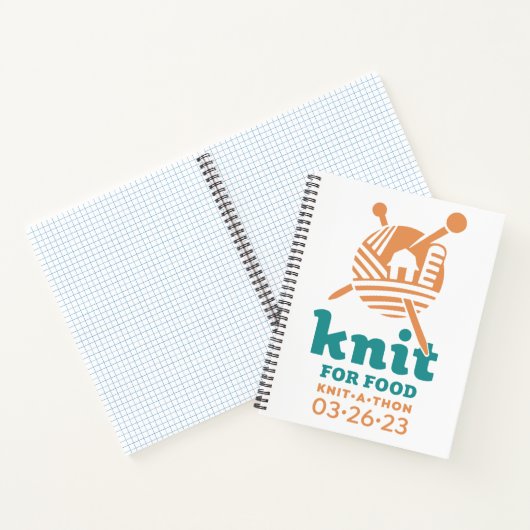 Strick für Lebensmittel Notizblock (Innenseite)