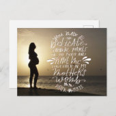 Strick gemeinsam in Mutter Frau Postkarte (Vorne/Hinten)