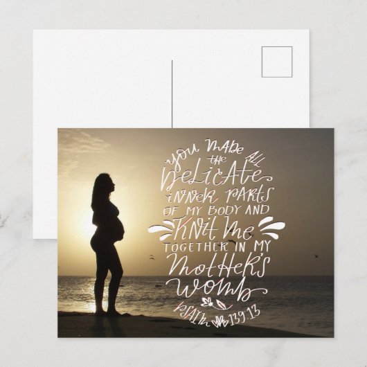 Strick gemeinsam in Mutter Frau Postkarte (Vorne/Hinten)