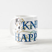 Strick geschieht kaffeetasse (Vorderseite Links)