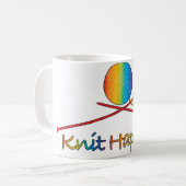 Strick geschieht kaffeetasse (Vorderseite Links)