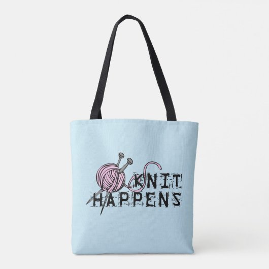 Strick geschieht lustige Taschen-Tasche für Tasche (Rückseite)