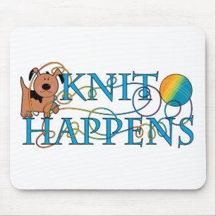 Strick geschieht mousepad