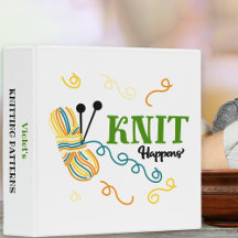 Strick Happens Fun Personalisiert Knitter Muster