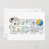 Strick Happens Postkarte (Vorne/Hinten)