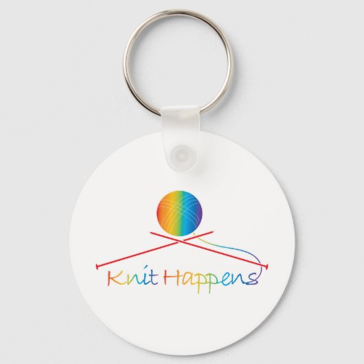 Strick Happens Schlüsselanhänger (Vorderseite)
