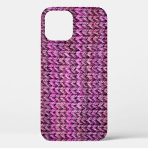 Strick Harmonie: Lila Streifen Textur Case-Mate iPhone Hülle