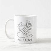 Strick Liebe Tasse (Links)