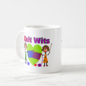 Strick-Liebhaber-Geschenke Kaffeetasse (Vorderseite Links)