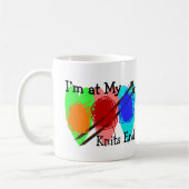 Strick-Liebhaber-Geschenke Kaffeetasse (Links)